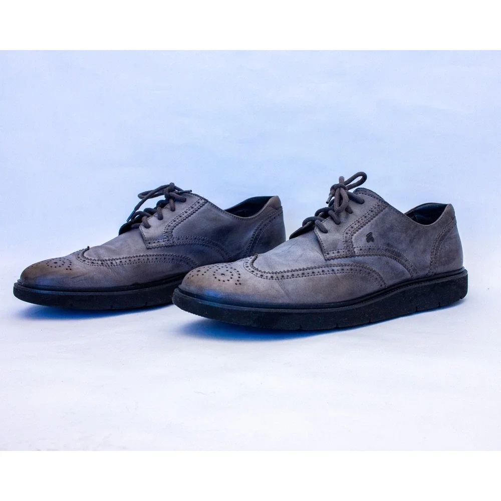465$‎ HOGAN Chunky Sole Distressed Brogues Sz 10